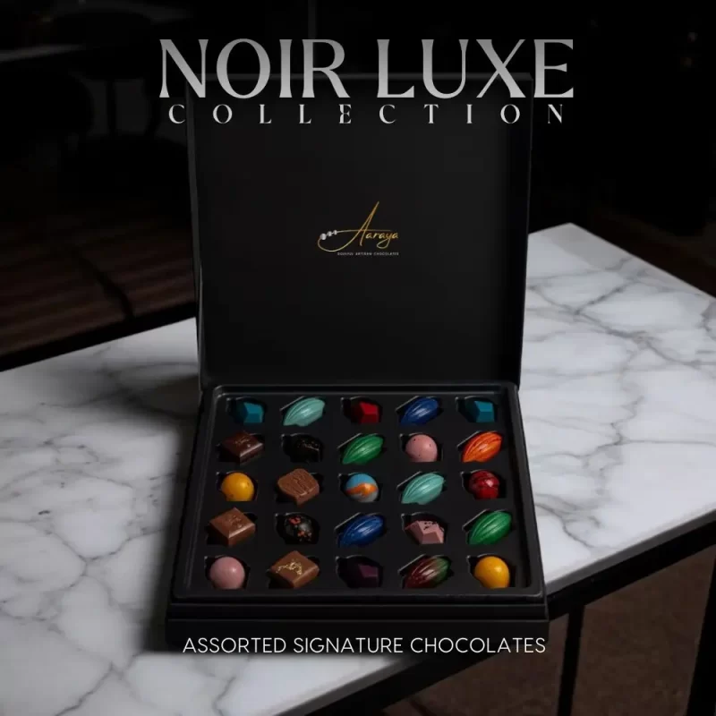 Assorted Chocolates Box Noir Luxe Collection
