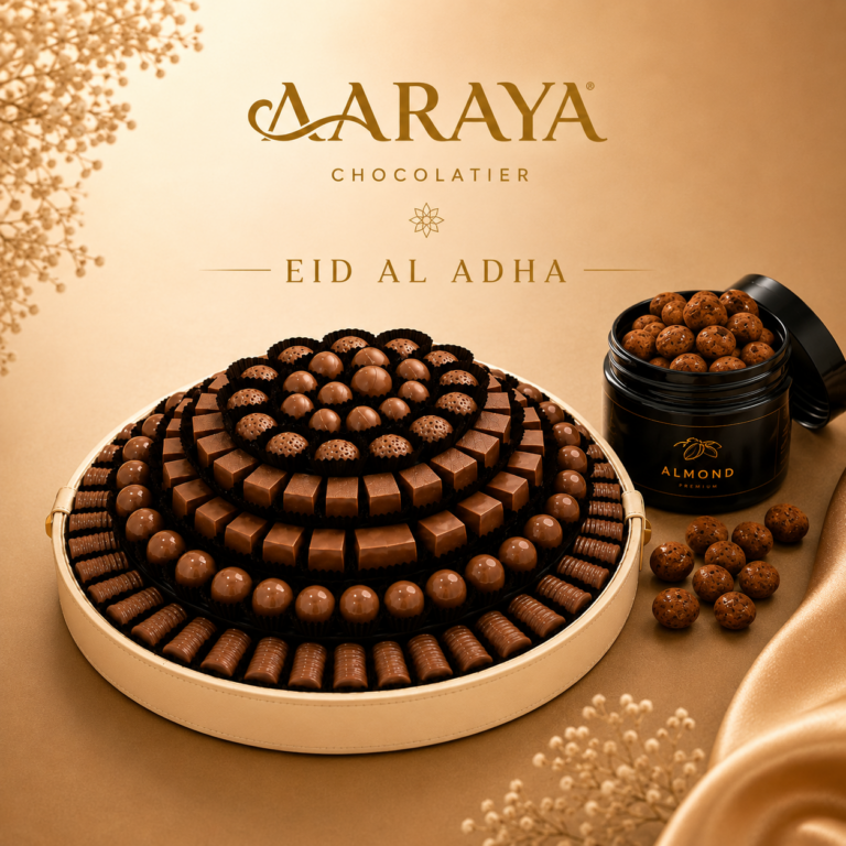 Eid Al-Adha chocolate gifts in Dubai by AARAYA Chocolatier
